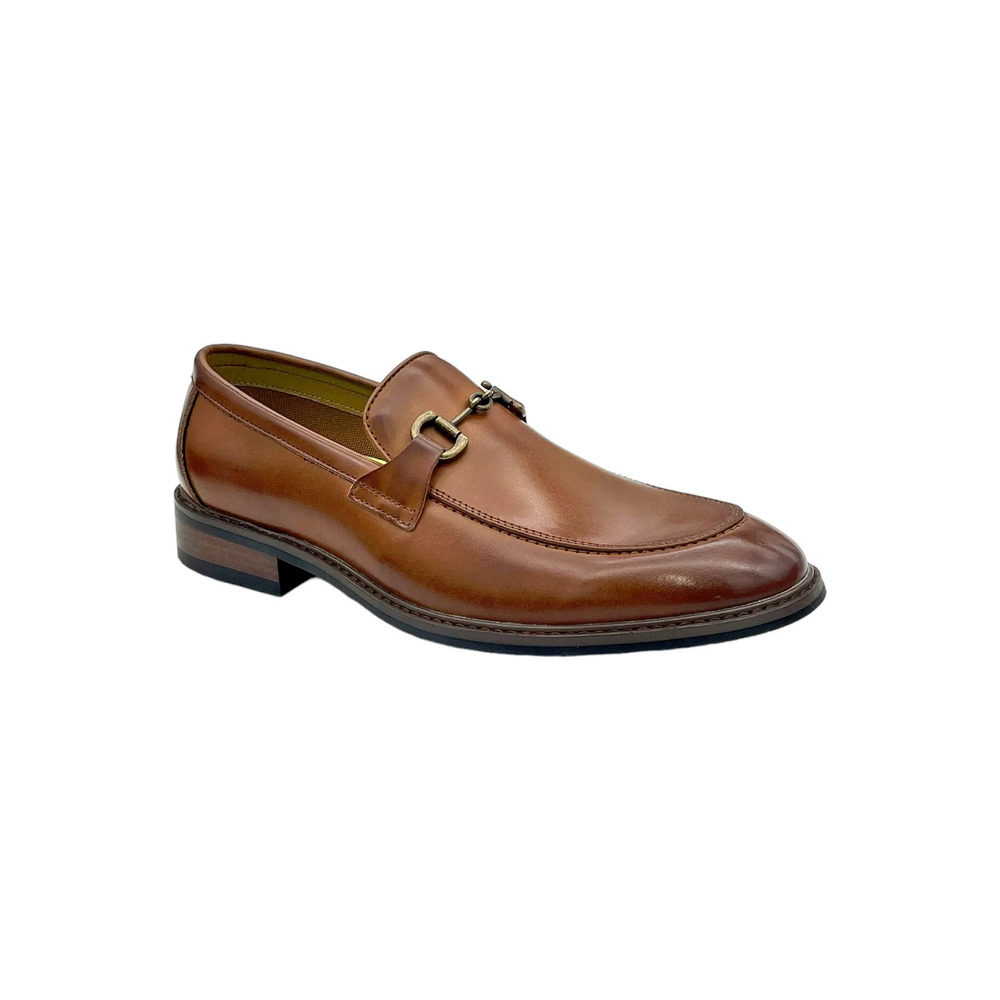 Vance Co. Men's Rupert Bit Loafers Cognac - Medium
